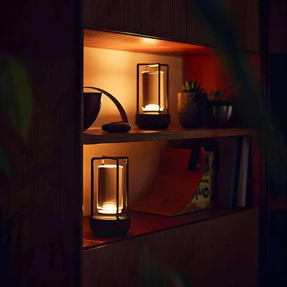 Kaelis Nordic Crystal Rechargeable Lantern Lamp