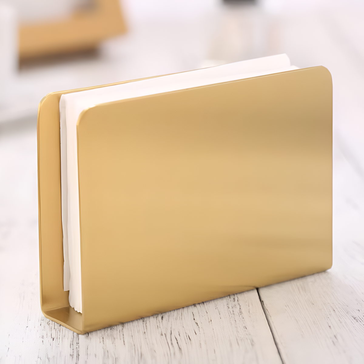 Mela Gold Metallic Napkin Holder