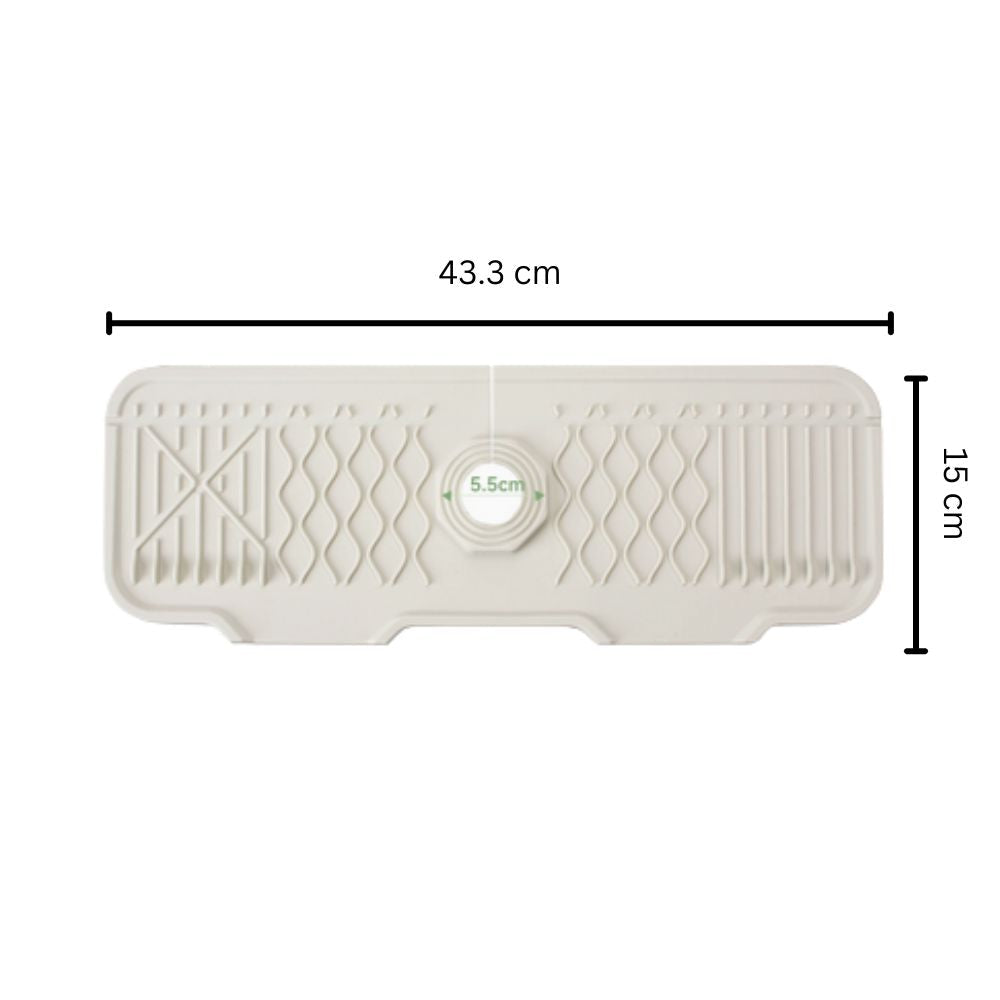 Rubber Sink Faucet Mat and Splash Guard