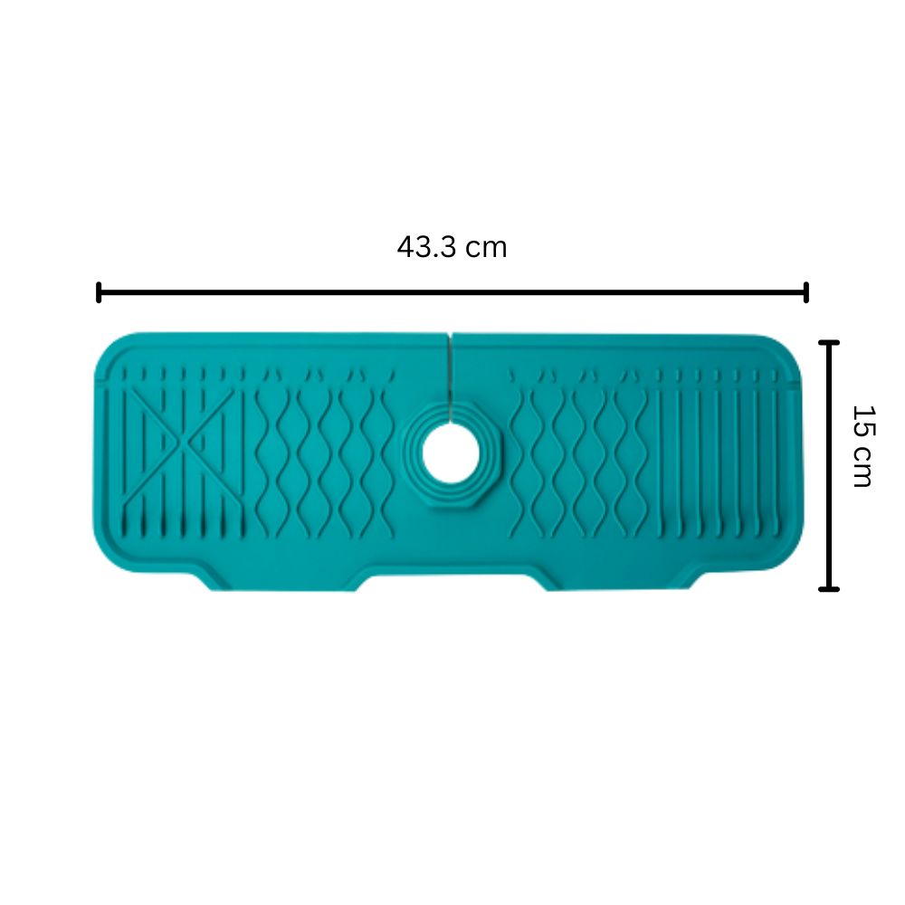 Rubber Sink Faucet Mat and Splash Guard