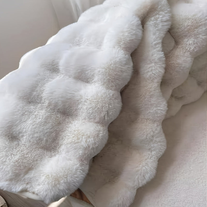 Soft Fluffy Round Bubble Circle Rug
