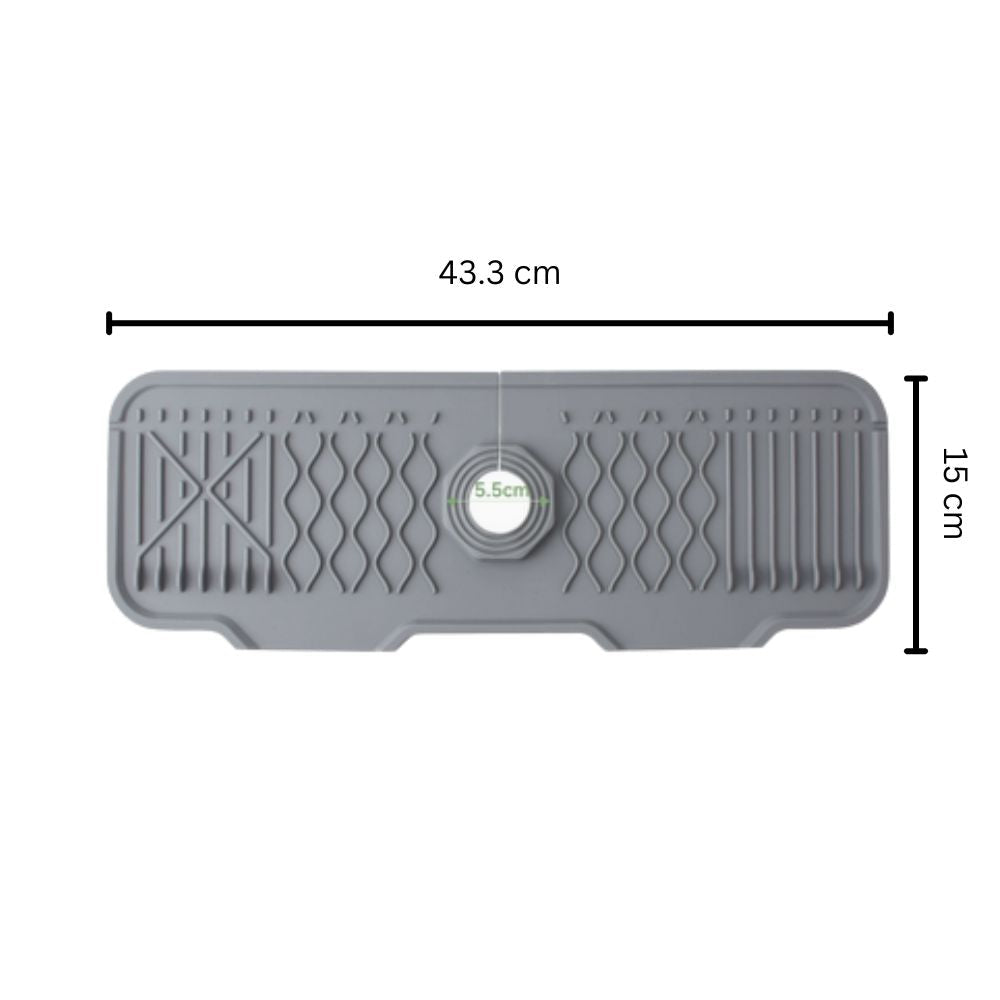 Rubber Sink Faucet Mat and Splash Guard