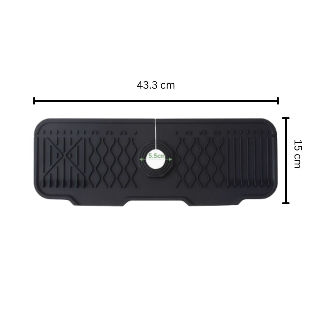 Rubber Sink Faucet Mat and Splash Guard