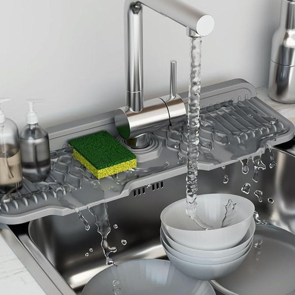 Rubber Sink Faucet Mat and Splash Guard