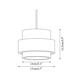 Caldera Sculptural Matte Travertine Pendant Lamp