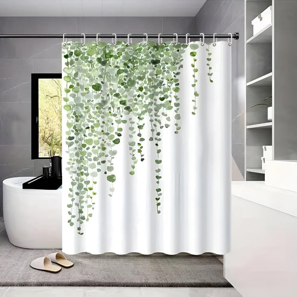 Leaf Drop Vine Botanical Shower Curtain