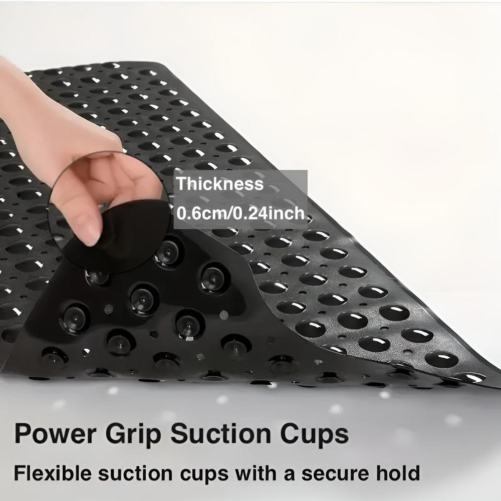 Extra Long Non Slip Suction Cup Bathtub Mat