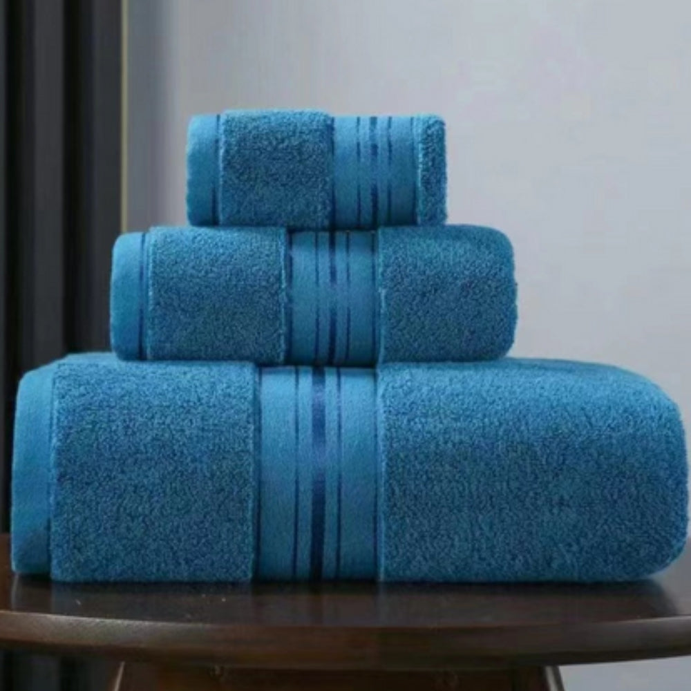 Egyptian Cotton 3 Piece Quick Dry Towel Set