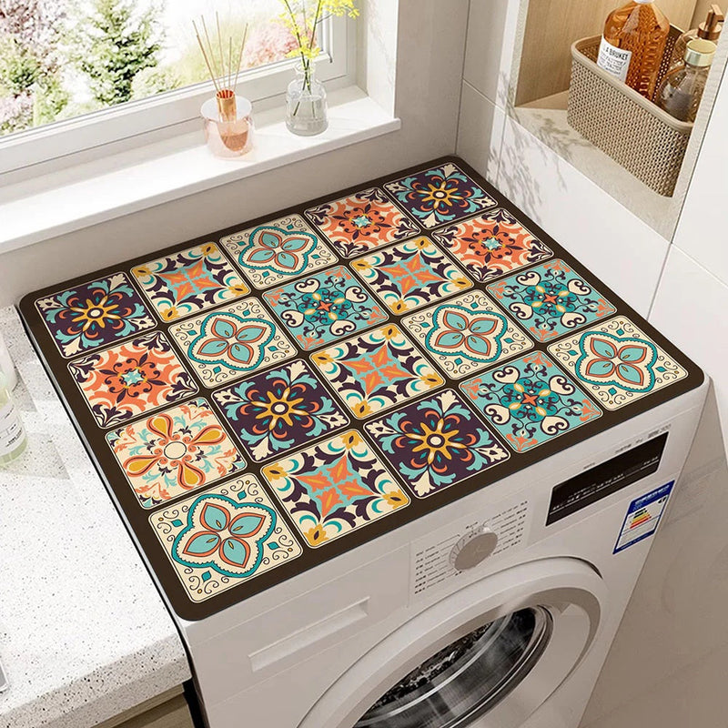 Anti Slip Microfiber Appliance Mat for Washer and Dryer