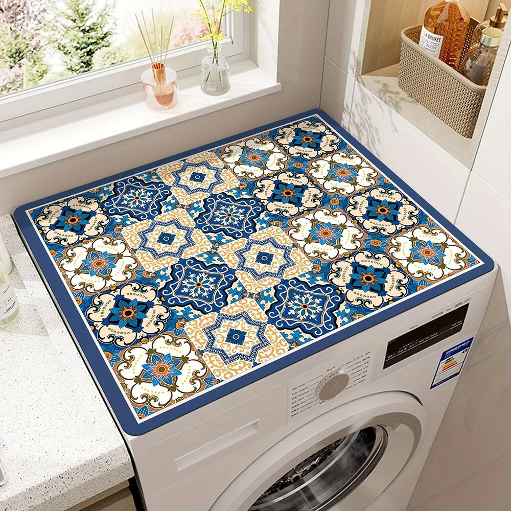 Anti Slip Microfiber Appliance Mat for Washer and Dryer
