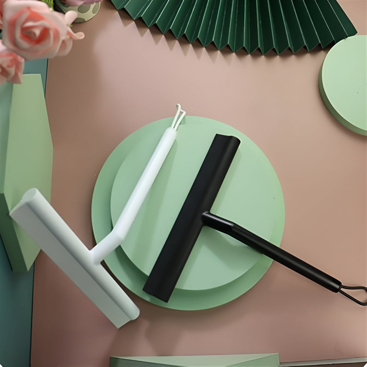 Silicone Shower Squeegee for Glass Doors