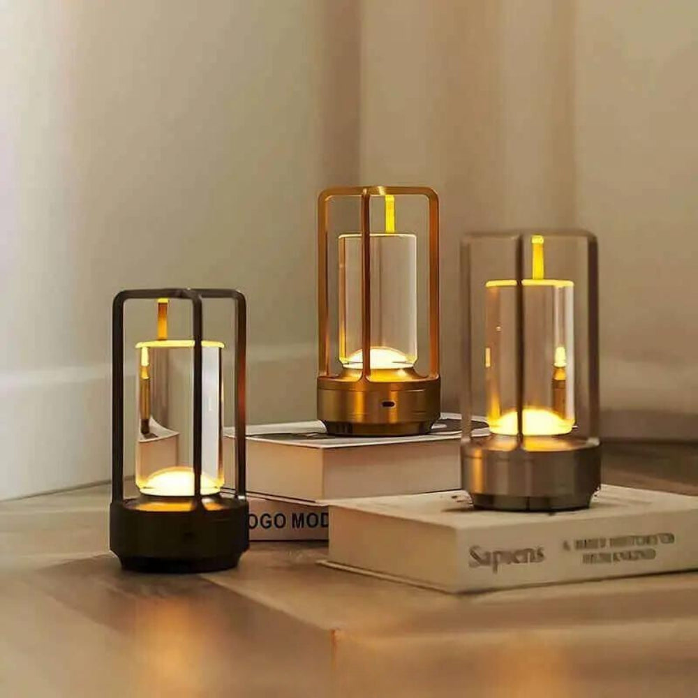 Kaelis Nordic Crystal Rechargeable Lantern Lamp