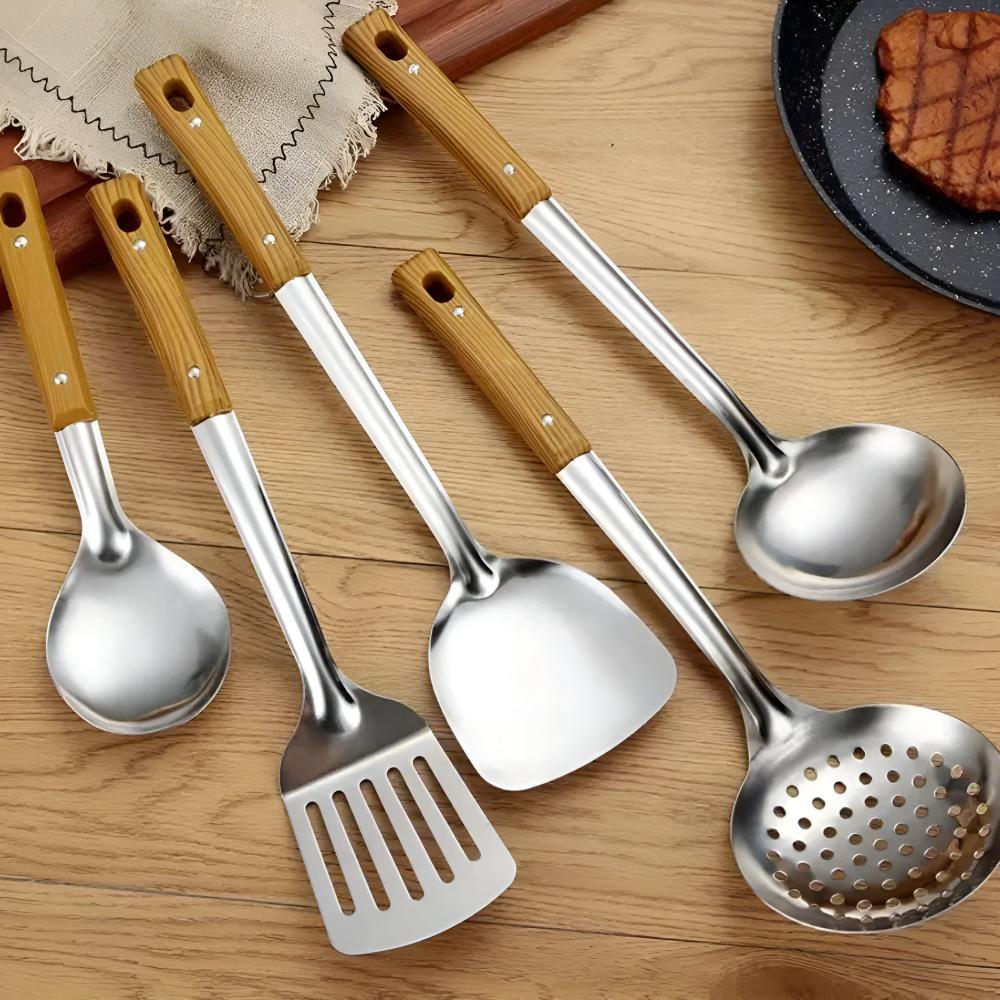 Stainless Steel 5 Piece Kitchen Utensil Set