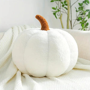 Plush Pumpkin Cushion for Fall and Halloween Decor