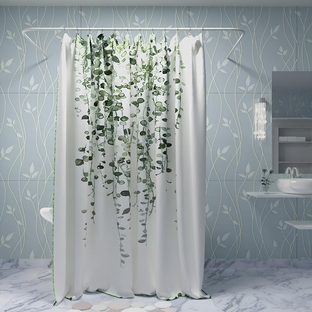 Leaf Drop Vine Botanical Shower Curtain
