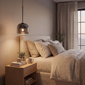 Smoke Sphere Glass Pendant Lamp