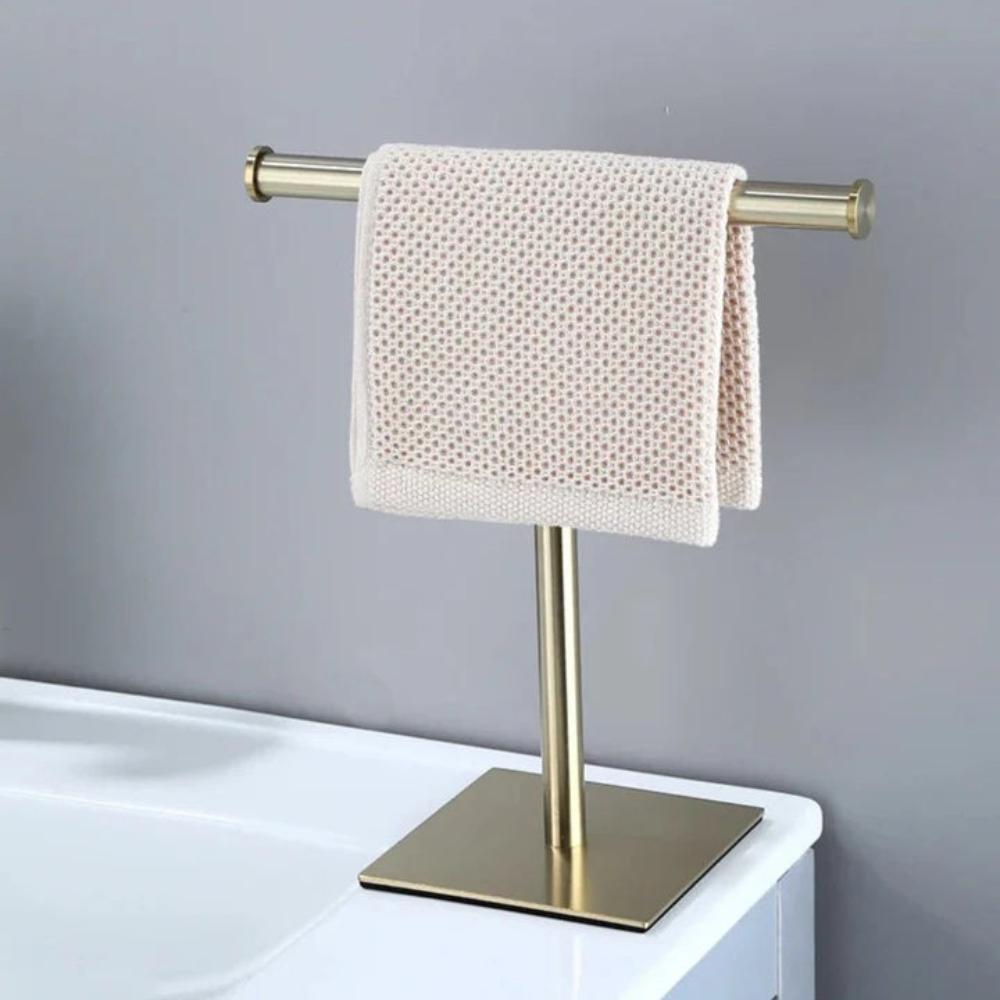 Freestanding Countertop Towel Rack With Non Slip Base