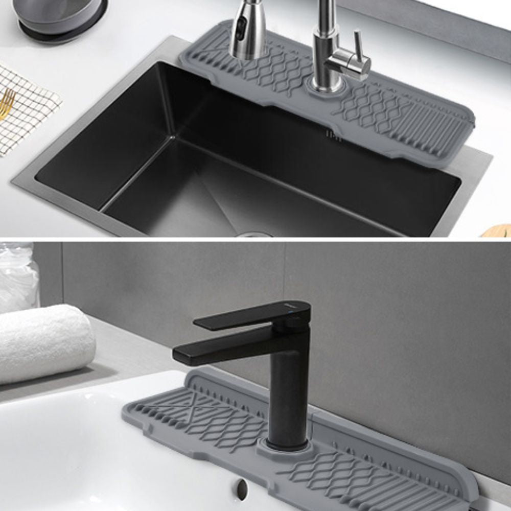Rubber Sink Faucet Mat and Splash Guard