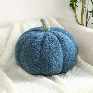 Plush Pumpkin Cushion for Fall and Halloween Decor