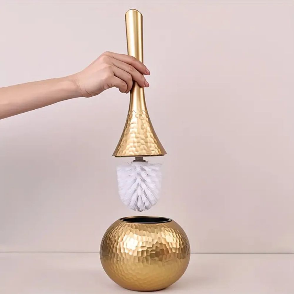 Firm Bristle Toilet Brush With Storage Base