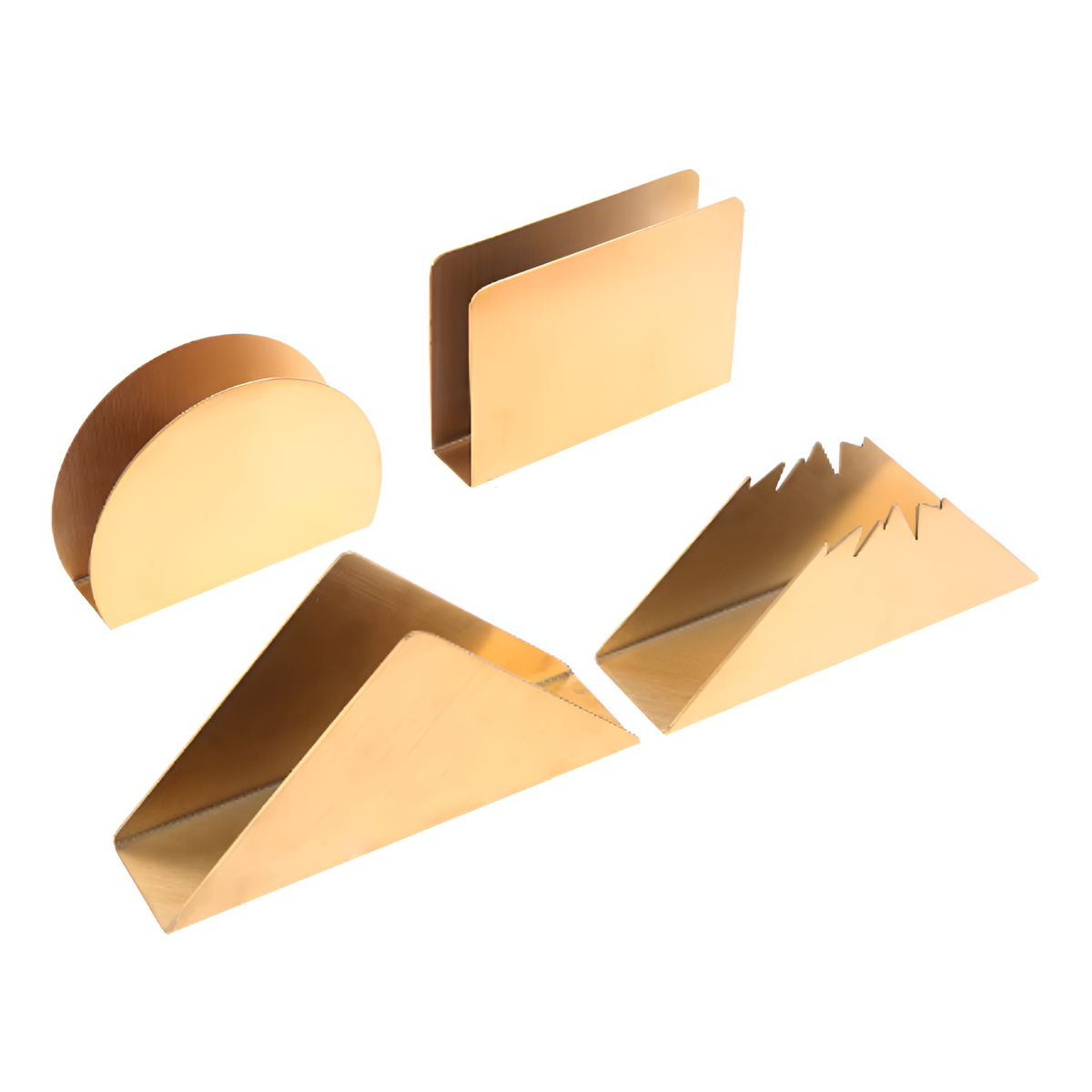 Mela Gold Metallic Napkin Holder
