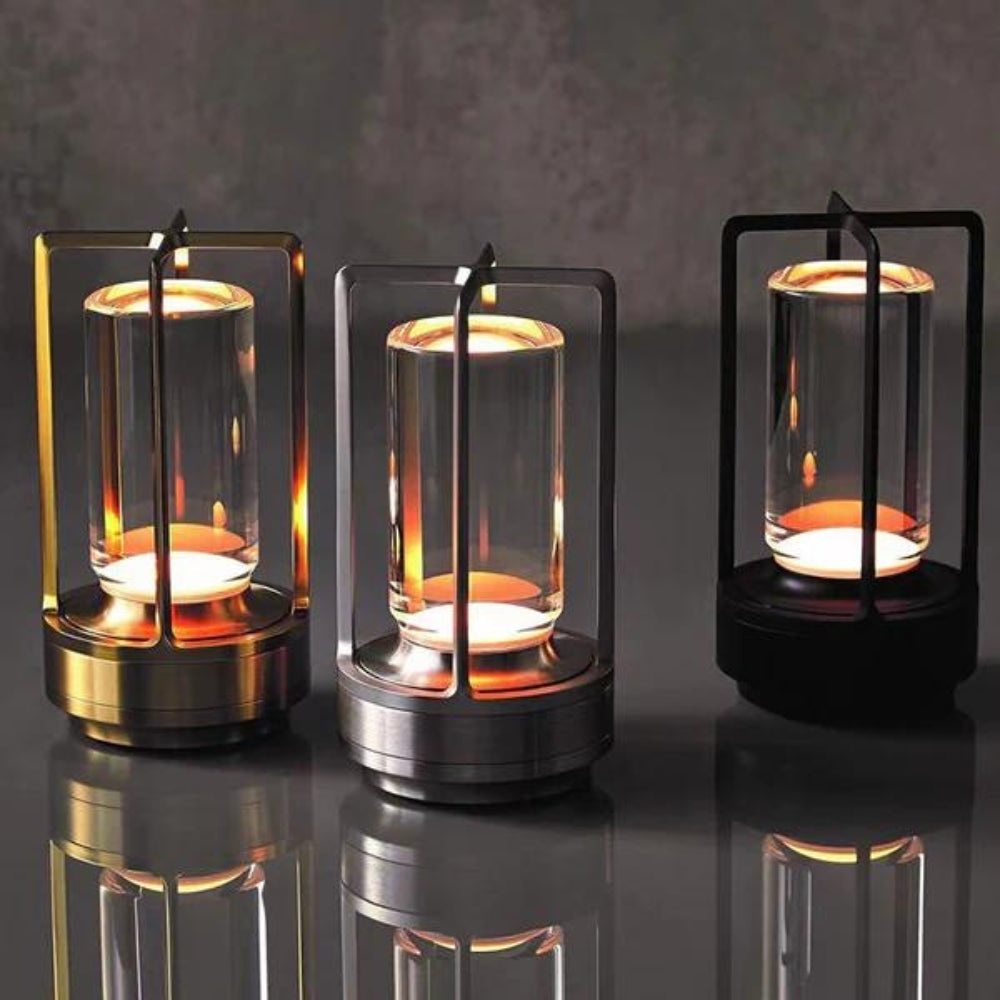 Kaelis Nordic Crystal Rechargeable Lantern Lamp