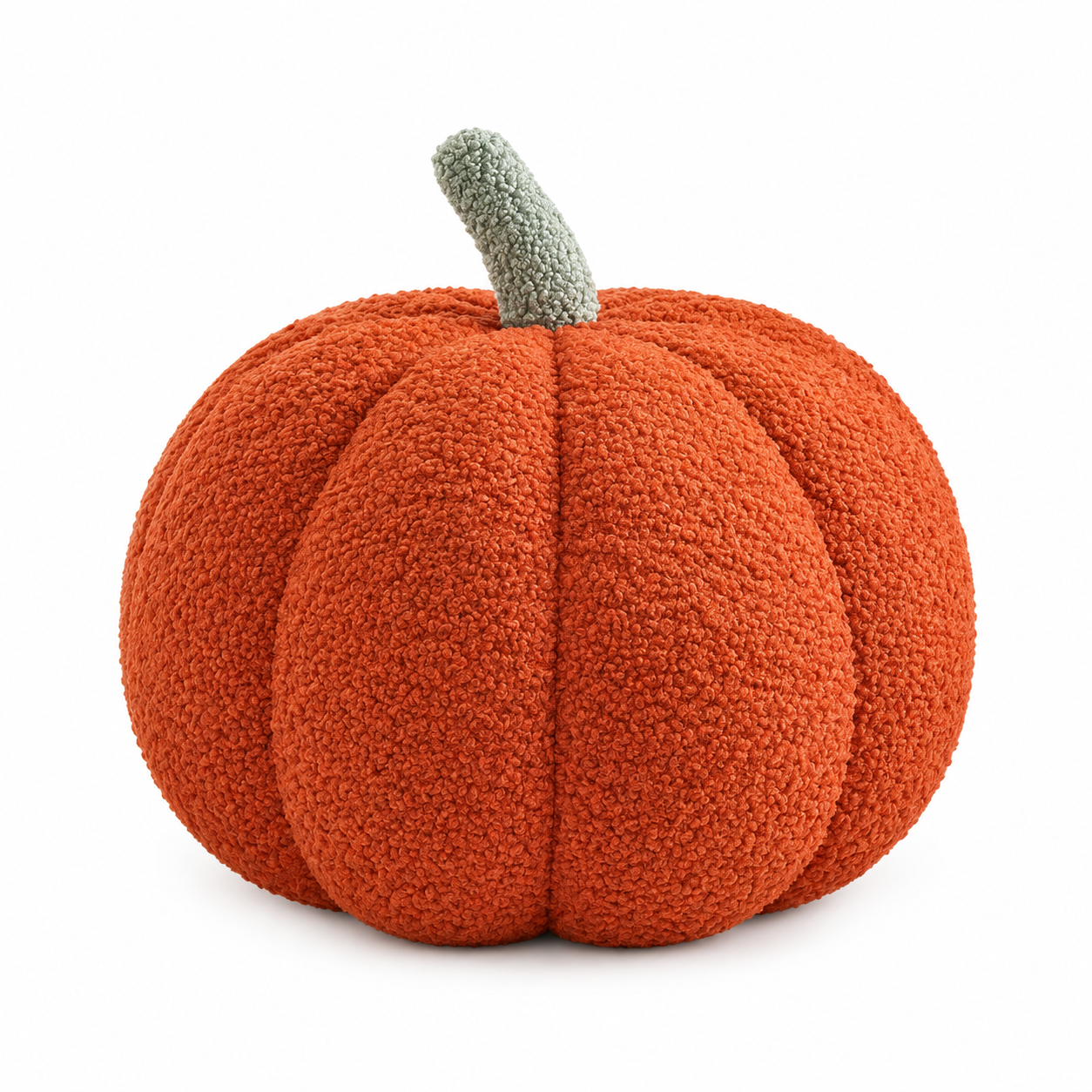 Plush Pumpkin Cushion for Fall and Halloween Decor