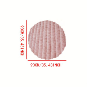 Soft Fluffy Round Bubble Circle Rug
