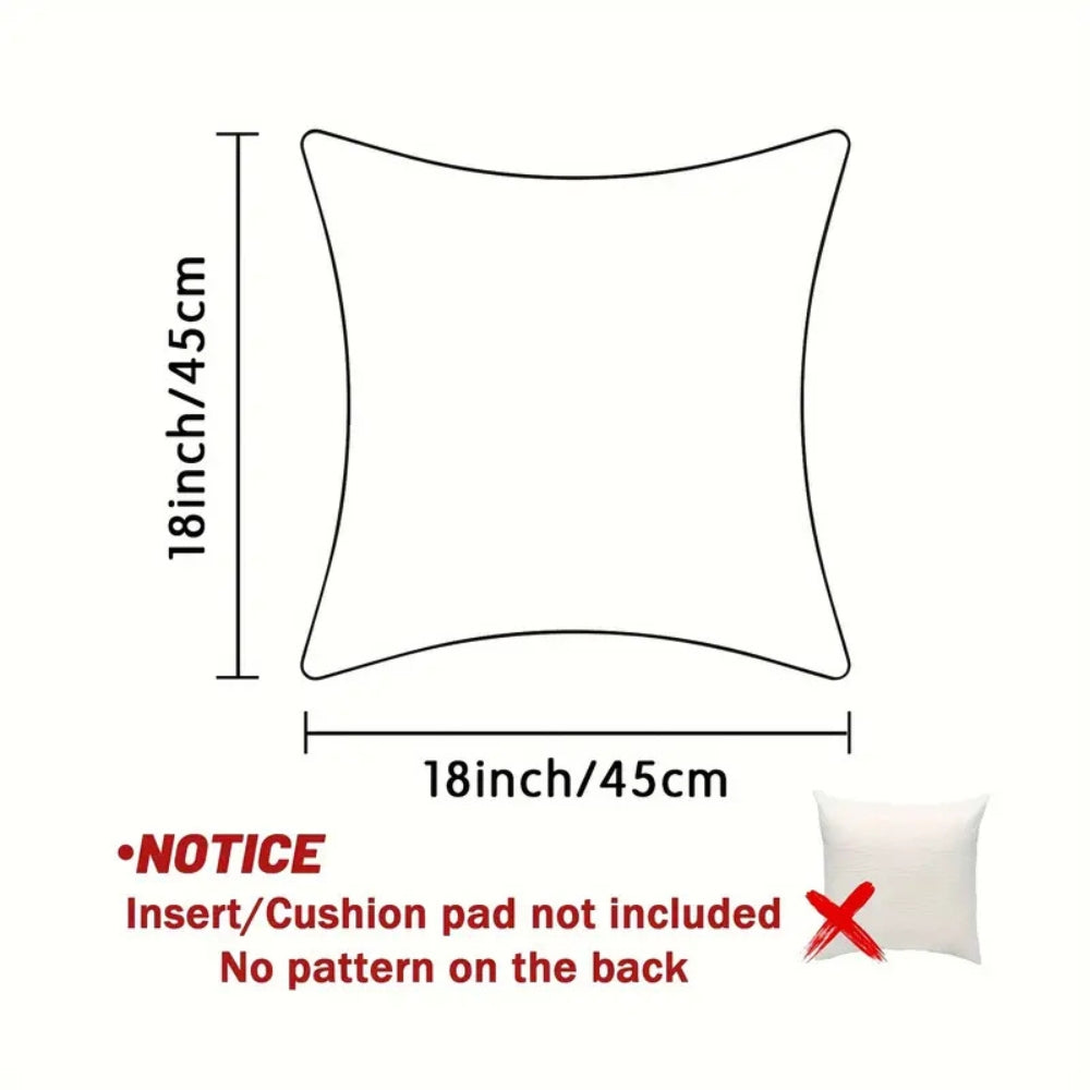 Golden Velvet Christmas Throw Cushion Covers