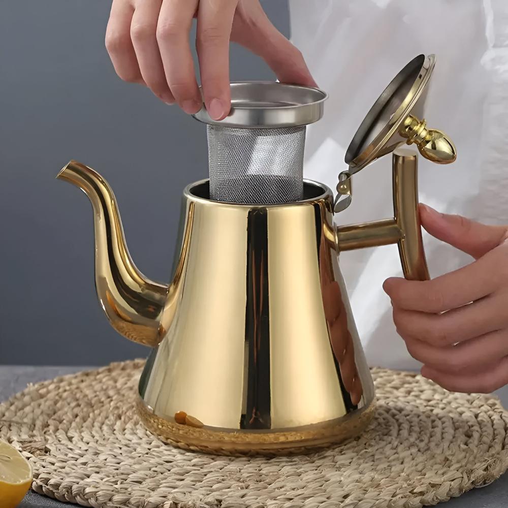 Stainless Steel Tea Kettle With Built In Filter