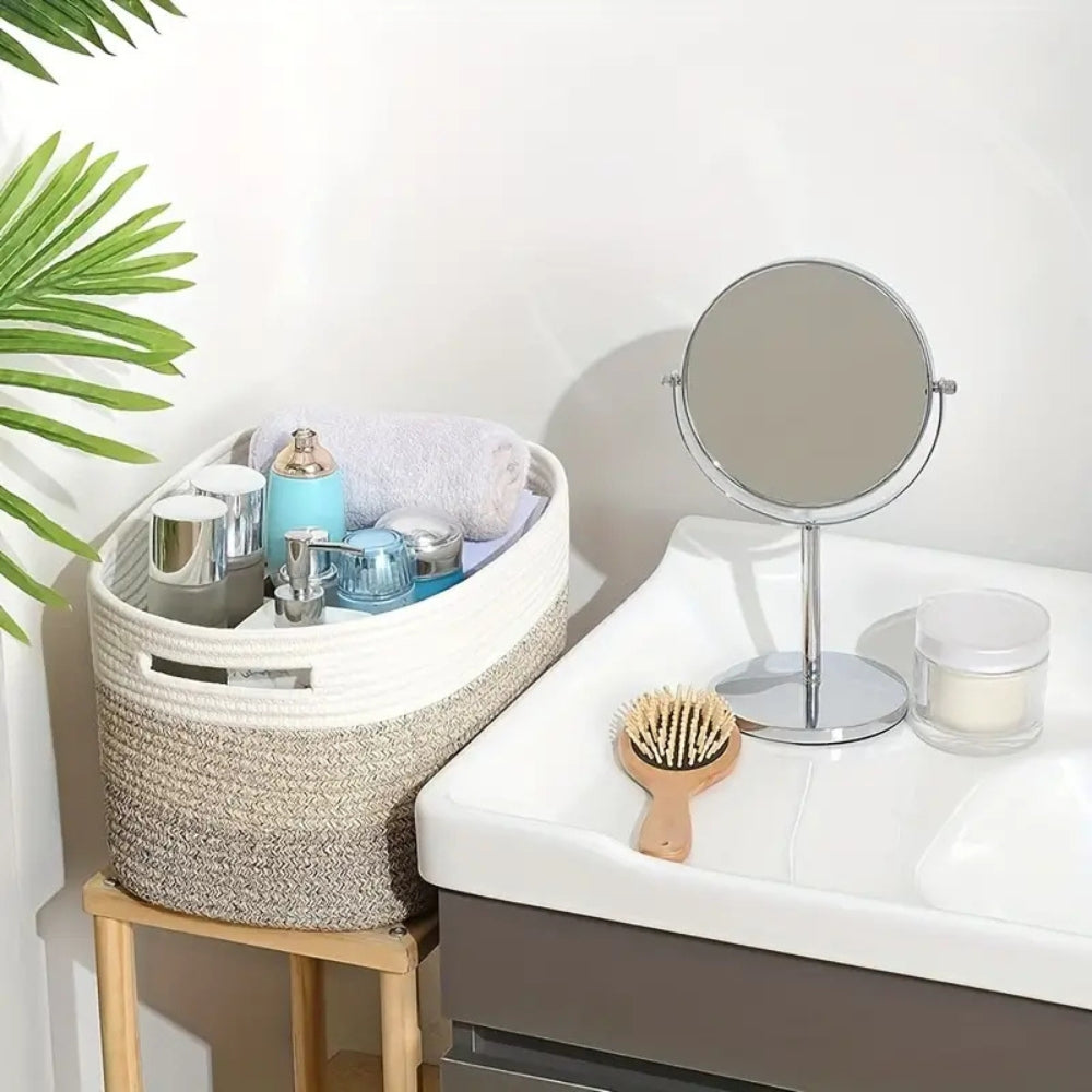 Cotton Rope Woven Storage Basket