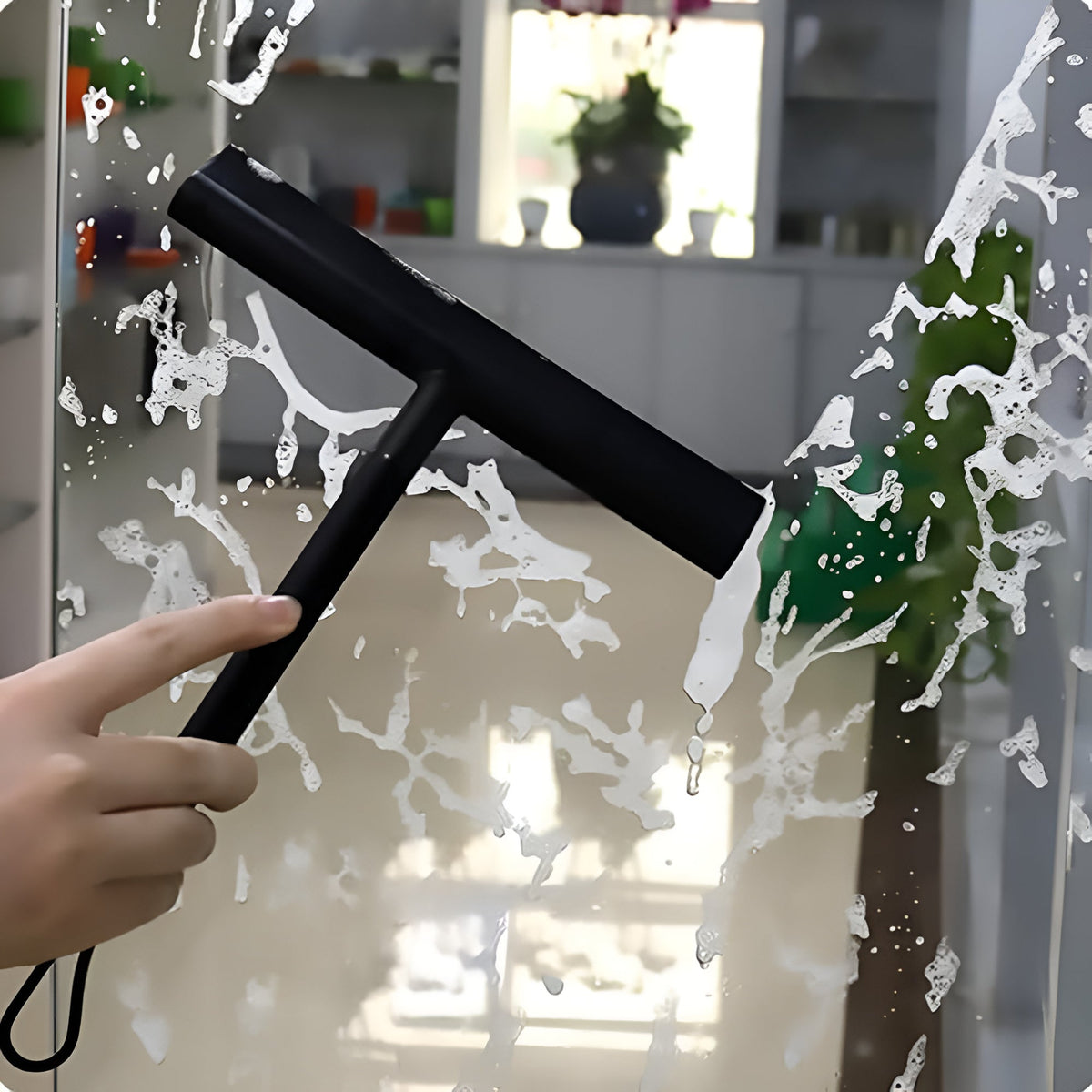 Silicone Shower Squeegee for Glass Doors