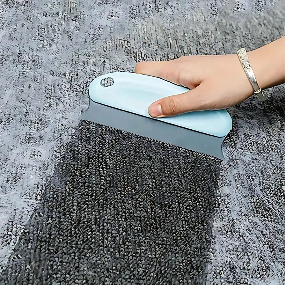 Rubber Pet Hair Remover Brush for Cats and Dogs