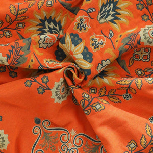 Marigold Reversible Cotton Gauze Throw Blanket