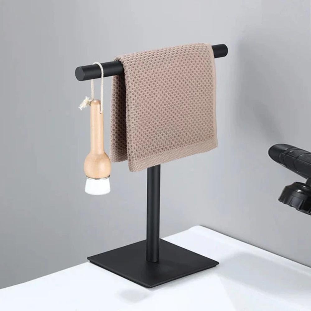 Freestanding Countertop Towel Rack With Non Slip Base
