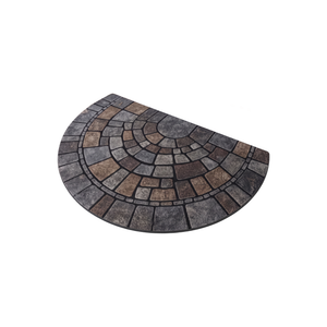 Half-Circle Mosaic Indoor Outdoor Door Mat - Default - white background