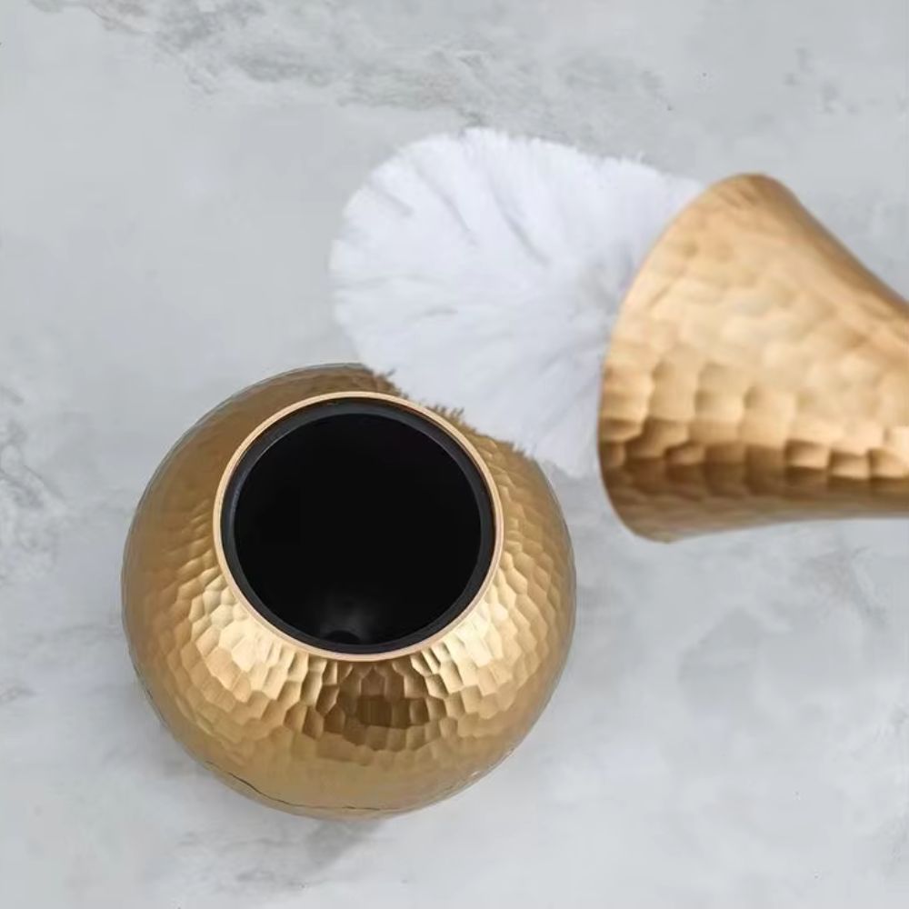 Firm Bristle Toilet Brush With Storage Base