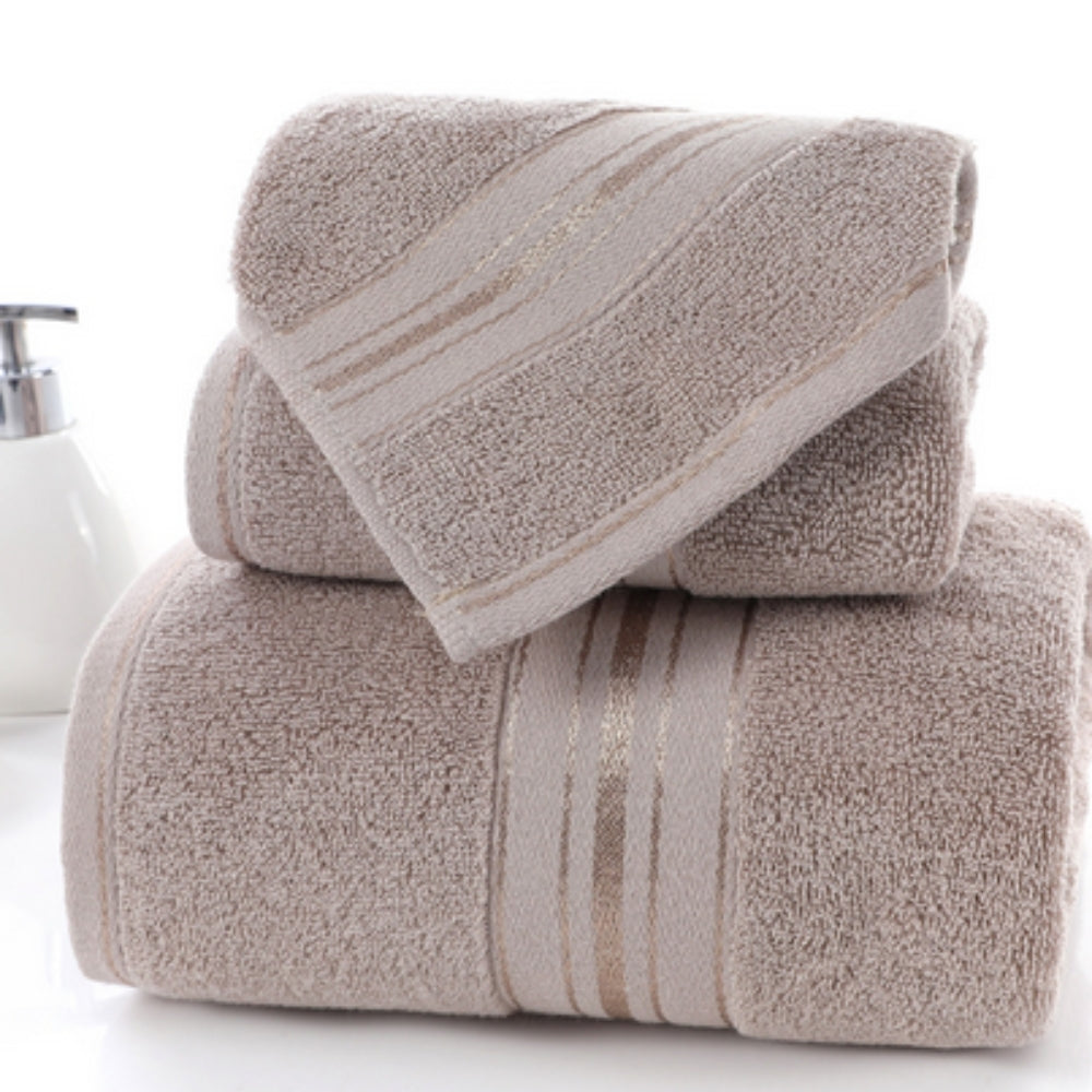 Egyptian Cotton 3 Piece Quick Dry Towel Set