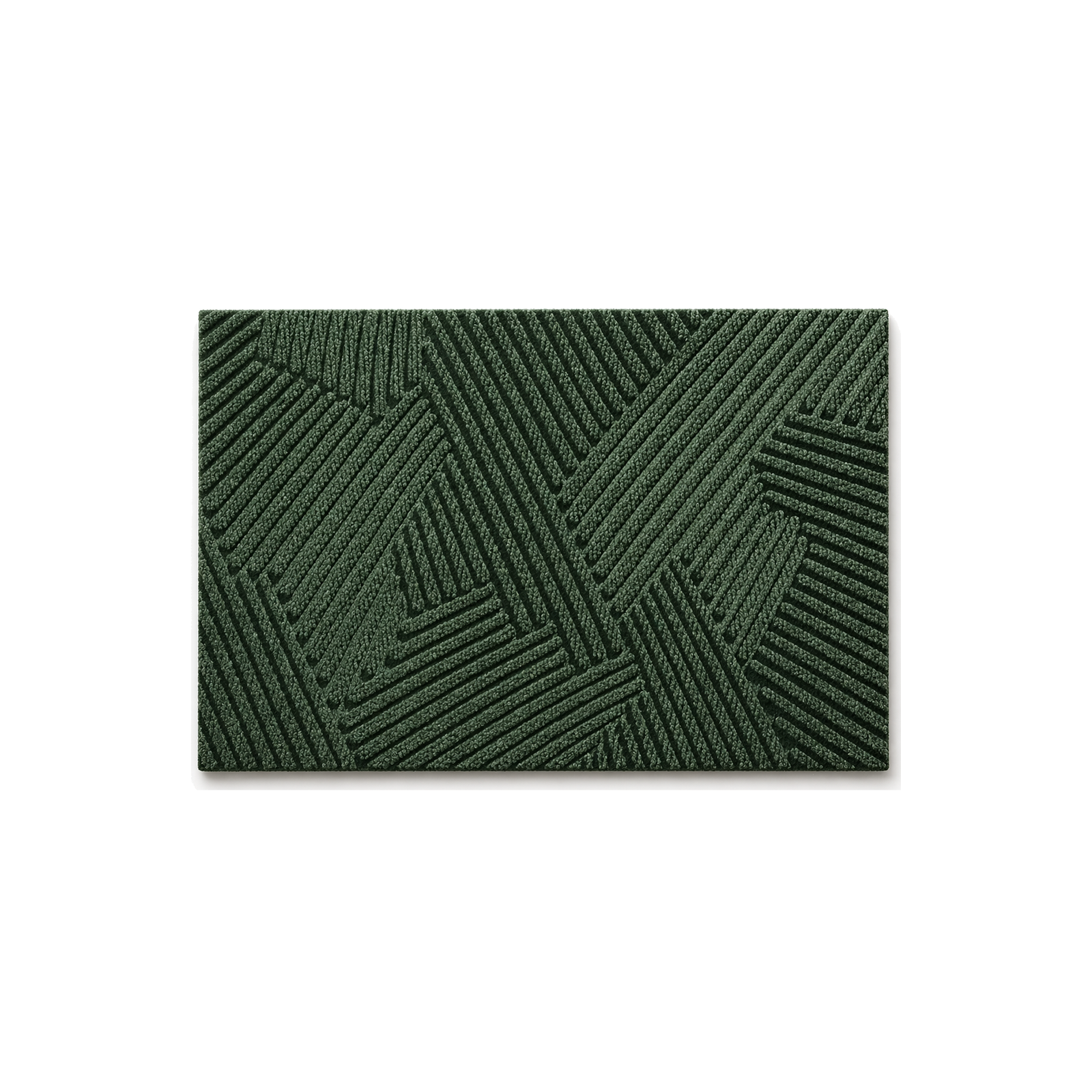 Durable Non-Slip Dirt-Resistant Entry Door Mat - Green - white background