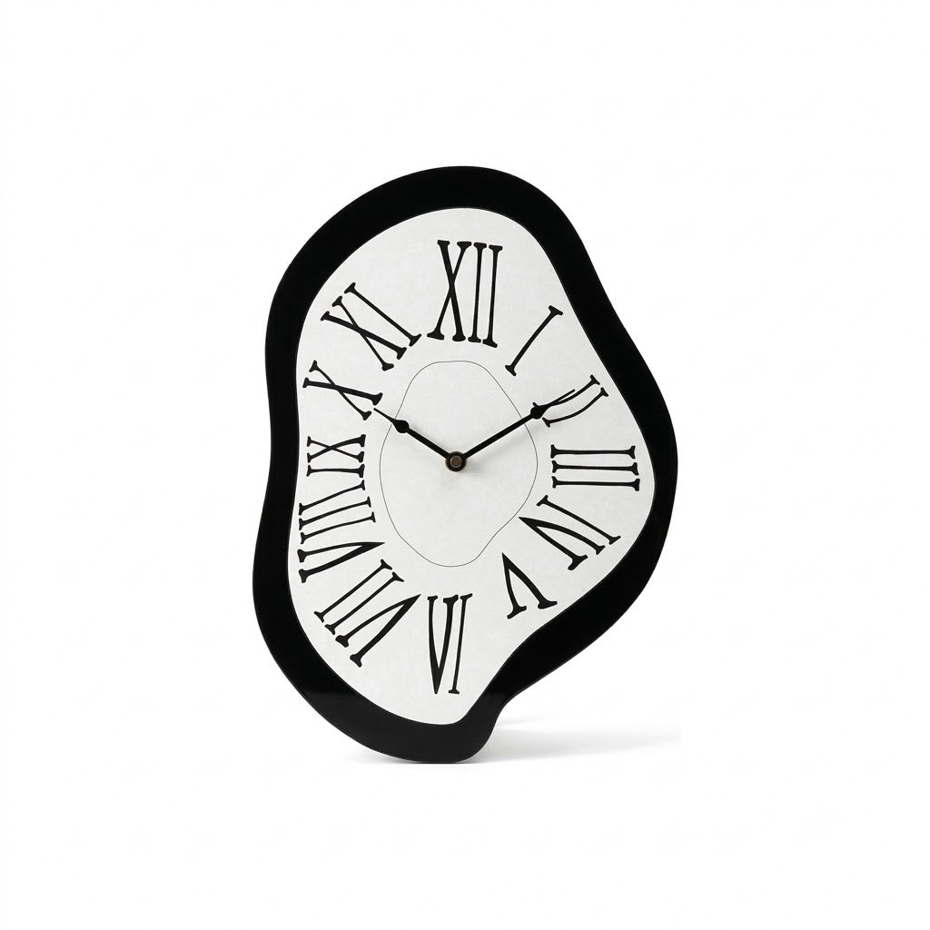Dali Inspired Melting Roman Numeral Wall Clock