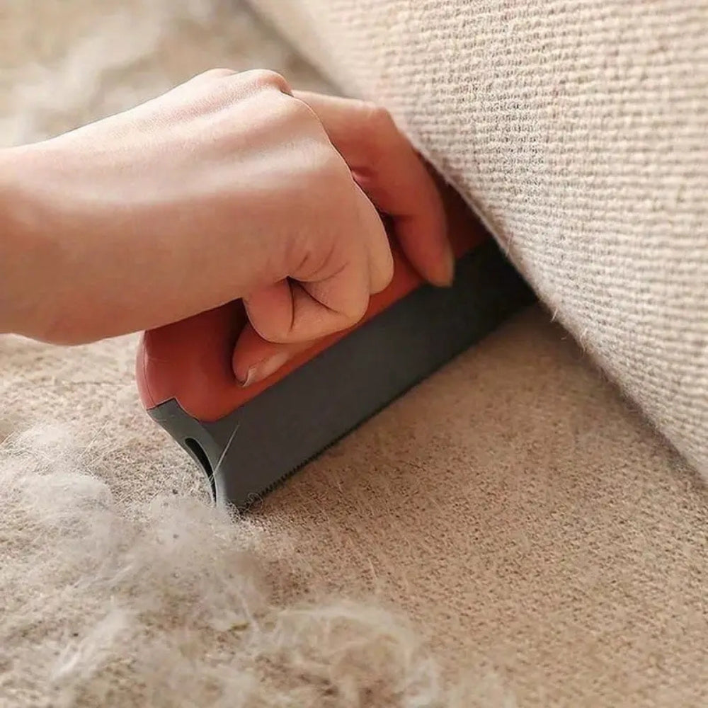 Rubber Pet Hair Remover Brush for Cats and Dogs