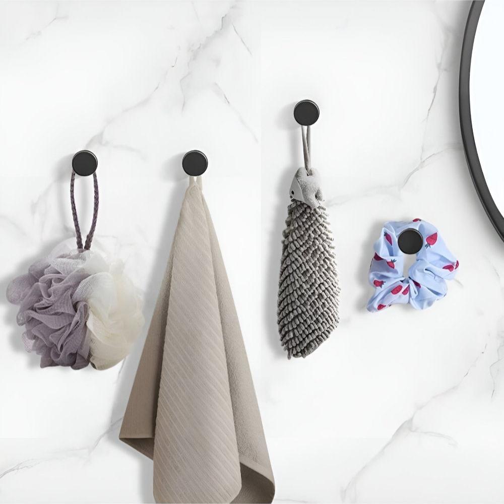 No Drill Vacuum Suction Stainless Steel Shower Hooks