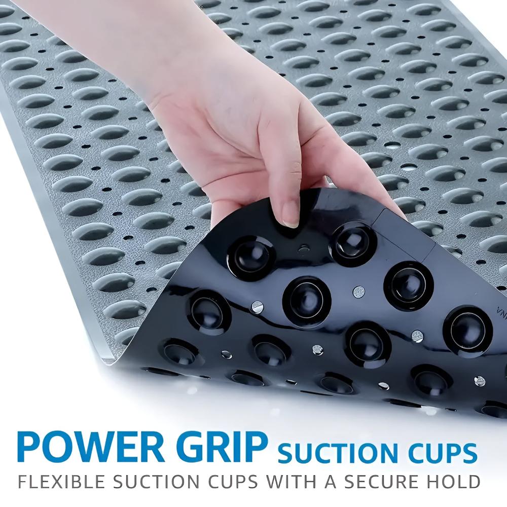 Extra Long Non Slip Suction Cup Bathtub Mat
