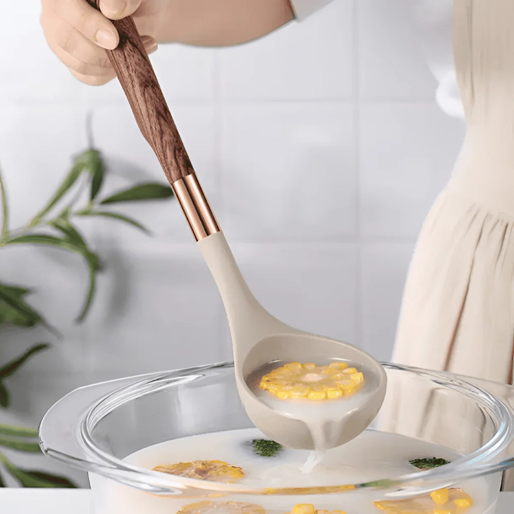 10 Piece Heat Resistant Silicone Cooking Utensils Set