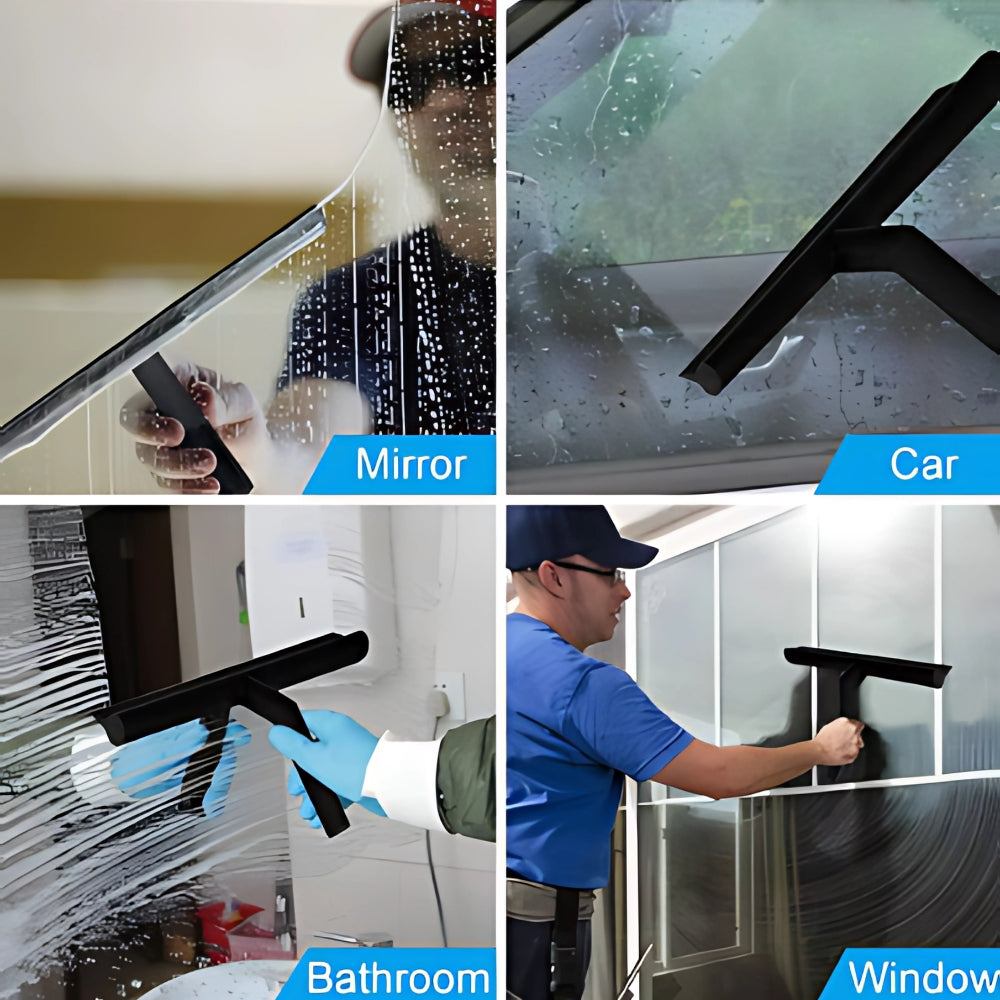 Modern Silicone Shower Squeegee With Hook