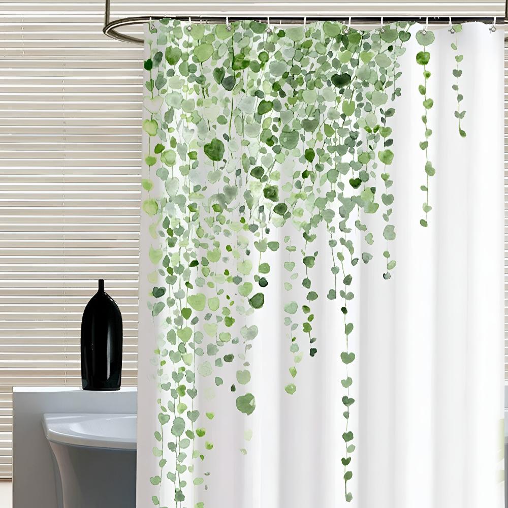 Leaf Drop Vine Botanical Shower Curtain