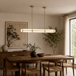 Anelli Minimalist Sculptural Endless Loop Pendant Light