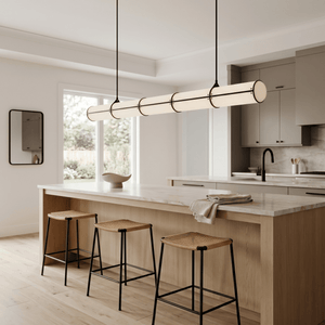 Anelli Minimalist Sculptural Endless Loop Pendant Light