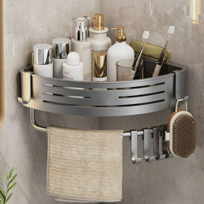 Rust Resistant Aluminum Corner Shower Caddy Rack