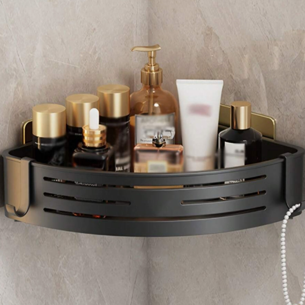 Rust Resistant Aluminum Corner Shower Caddy Rack